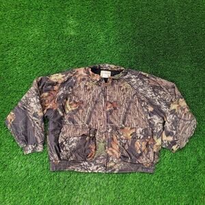Woolrich Mossy-Oak Breakup Camo Jacket XL 28x26 Tree-Bark